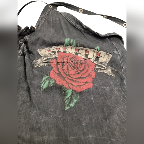 Sinful M Dress With Skull and Roses - Picture 5 of 6